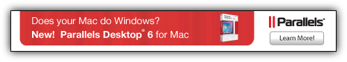 Parallels Desktop 6 for MAC Coupon Code $10 Discount